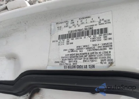 2006 Mercury Grand Marquis Ls from USA, damaged, VIN 2MEFM75V86X645855